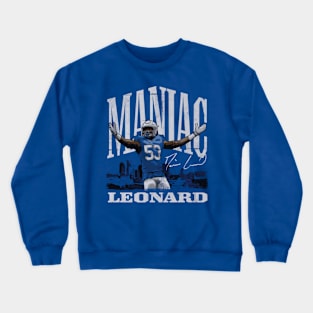 Darius Leonard Indianapolis Cityscape Crewneck Sweatshirt